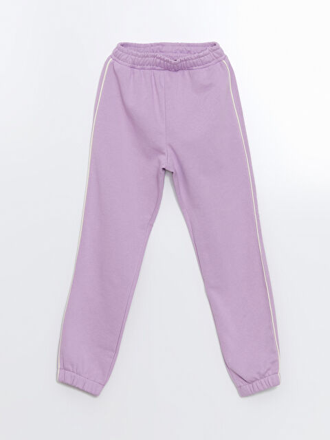 LCW Kids Beli Lastikli Kız Çocuk Jogger Eşofman Altı - W4IS06Z4-GMM