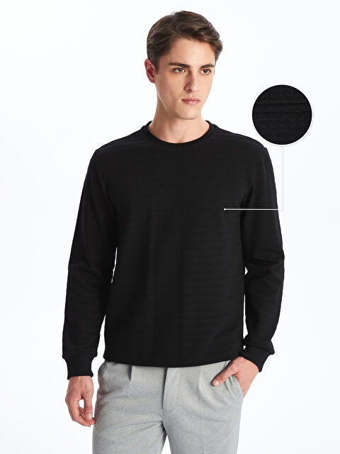 SOUTHBLUE Bisiklet Yaka Uzun Kollu Erkek Sweatshirt - W4IS86Z8-CVL