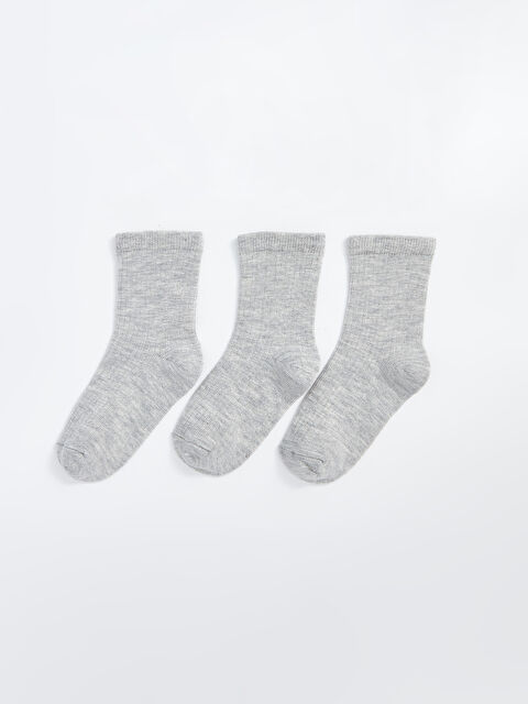 LCW ECO Basic Erkek Bebek Soket Çorap 3'lü - W4IT12Z1-JMD