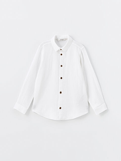 LCW ECO Uzun Kollu Erkek Çocuk Gömlek - W4IT57Z4-J5E