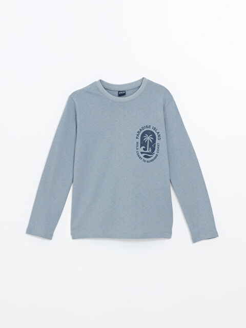 LCW ECO Bisiklet Yaka Erkek Çocuk Tişört - W4IT97Z4-FHM