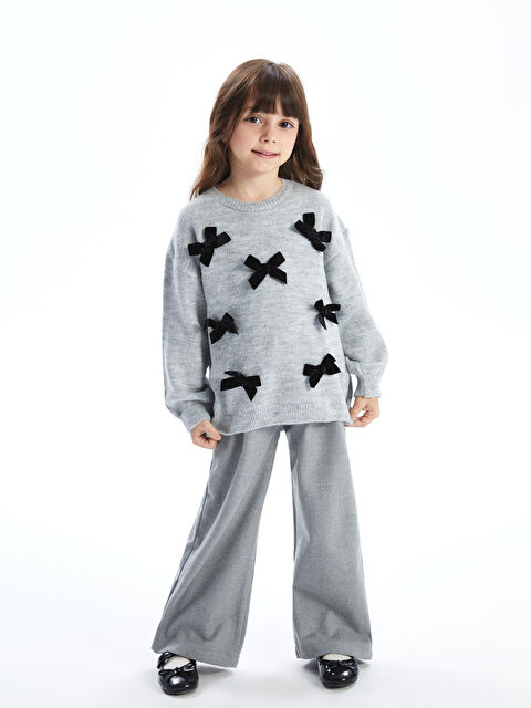 LCW Kids Beli Lastikli Kız Çocuk Pantolon - W4J024Z1-JMD