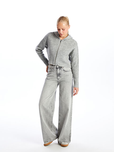 XSIDE Wideleg Kadın Jean Pantolon - W4J118Z8-RQD