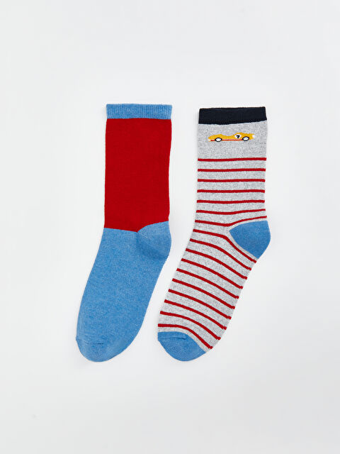 LCW Kids Erkek Çocuk Soket Çorap 2'li - W4J141Z4-EEZ
