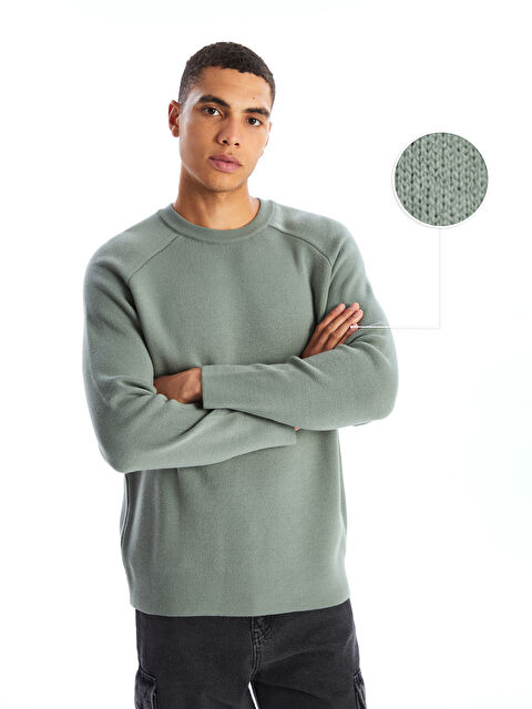 XSIDE Bisiklet Yaka Erkek Triko Kazak - W4J160Z8-S8V