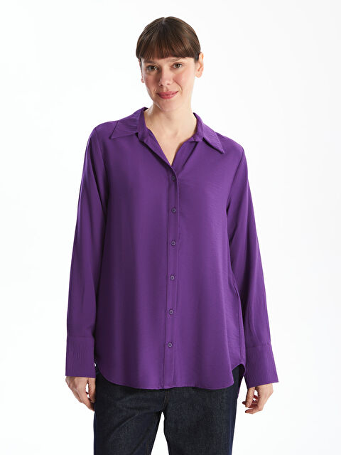 LCWAIKIKI Classic Loose Fit Kadın Gömlek - W4J235Z8-VE0