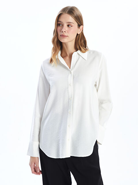 LCWAIKIKI Classic Loose Fit Kadın Gömlek - W4J235Z8-FEW