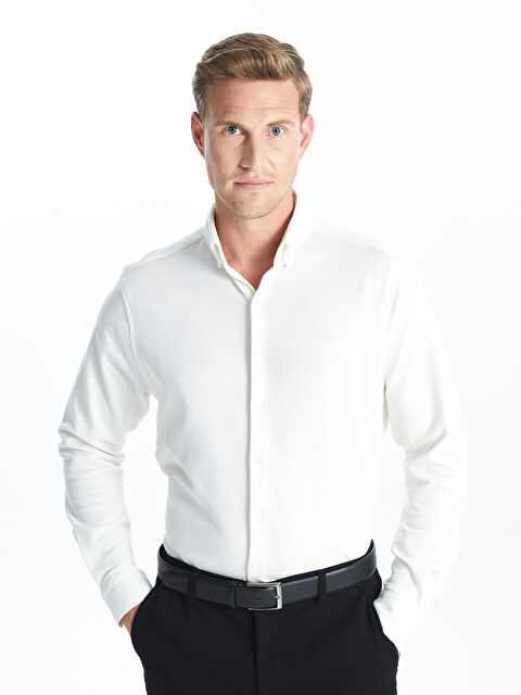 SOUTHBLUE Slim Fit Uzun Kollu Erkek Gömlek - W4J292Z8-R9J