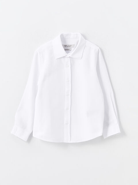LCW Vision Basic Uzun Kollu Erkek Çocuk Gömlek - W4J333Z4-KE8