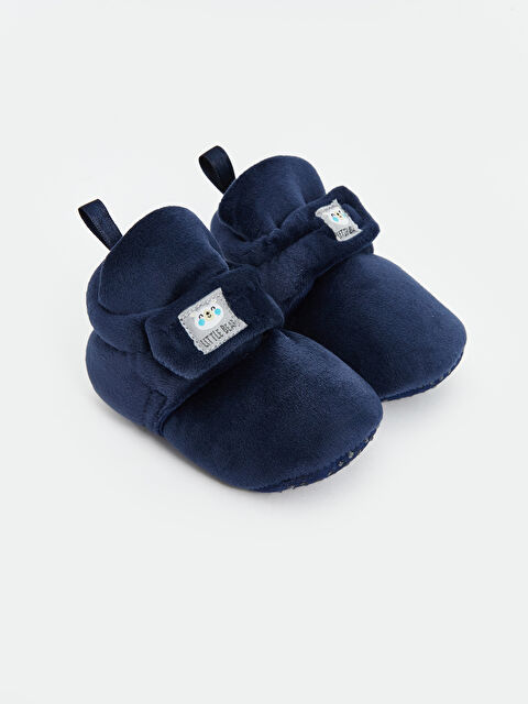 LCW STEPS Cırt Cırtlı Erkek Bebek Panduf - W4J345Z1-YKE