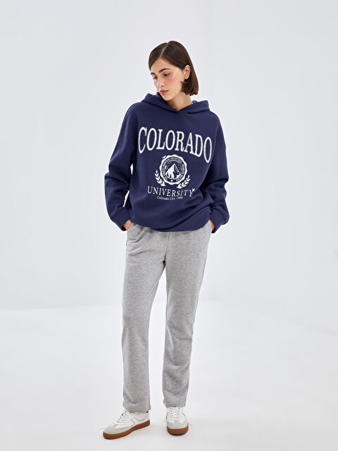 LC WAIKIKI Beli Lastikli Kadın Kalın Eşofman Altı - W4J504Z8-LAL