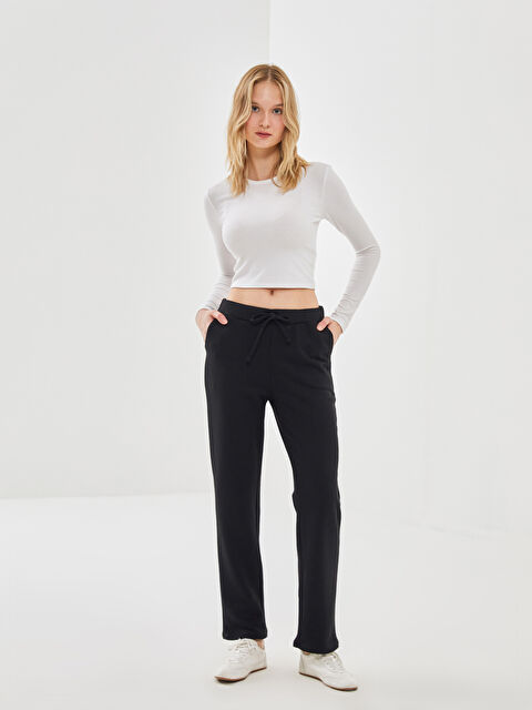 LC WAIKIKI Beli Lastikli Kadın Eşofman Altı - W4J520Z8-CVL