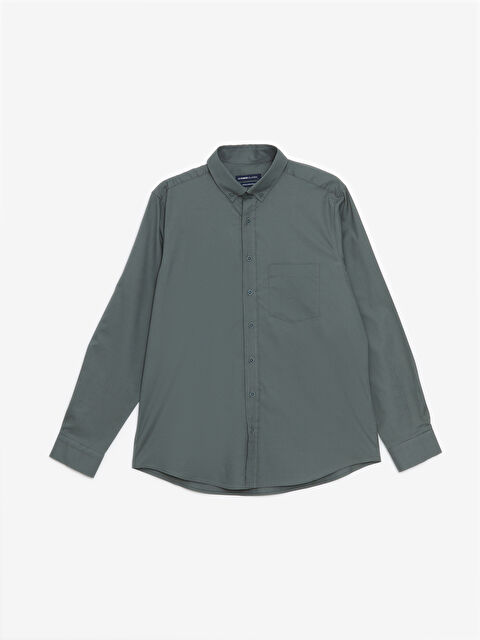 LCWAIKIKI Classic Regular Fit Uzun Kollu Poplin Erkek Gömlek - W4J619Z8-CX0