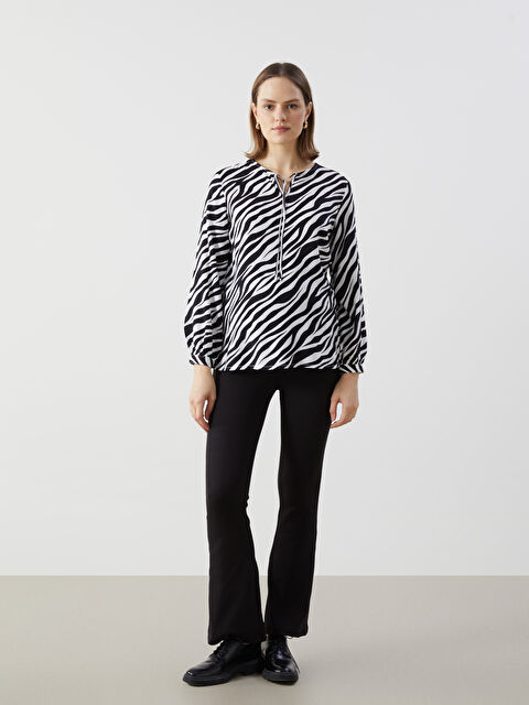 LCWAIKIKI Maternity Karın Panelli İspanyol Paça Hamile Tayt Pantolon - W4J646Z8-CVL