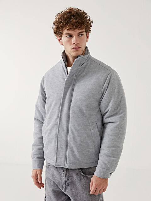 XSIDE Rahat Kalıp Dik Yaka Erkek Mont - W4J740Z8-J2B