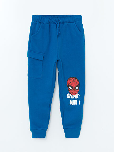 LCW Kids Beli Lastikli Spider-Man Baskılı Erkek Çocuk Jogger Eşofman Altı - W4J794Z1-HMA