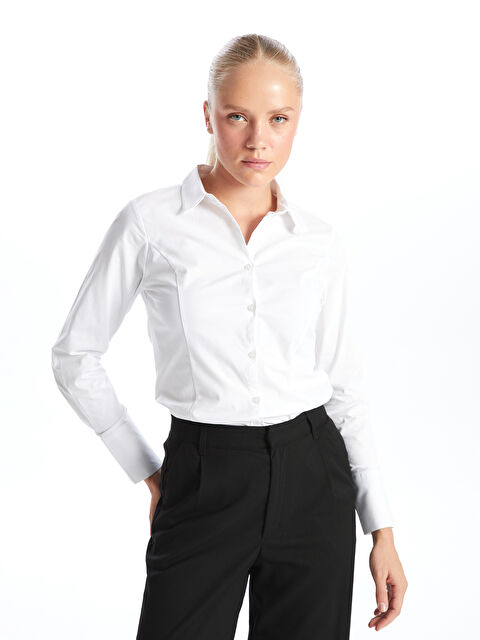 XSIDE Çizgili Poplin Kadın Gömlek - W4JA84Z8-Q6K