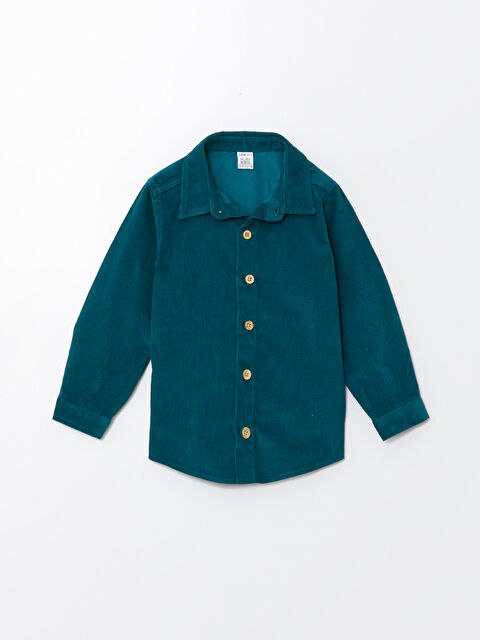 LCW ECO Uzun Kollu Dokulu Erkek Bebek Gömlek - W4JA90Z1-DMJ