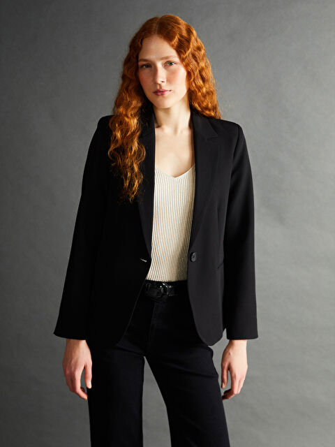 LCW Vision Kadın Blazer Ceket - W4JB17Z8-CVL