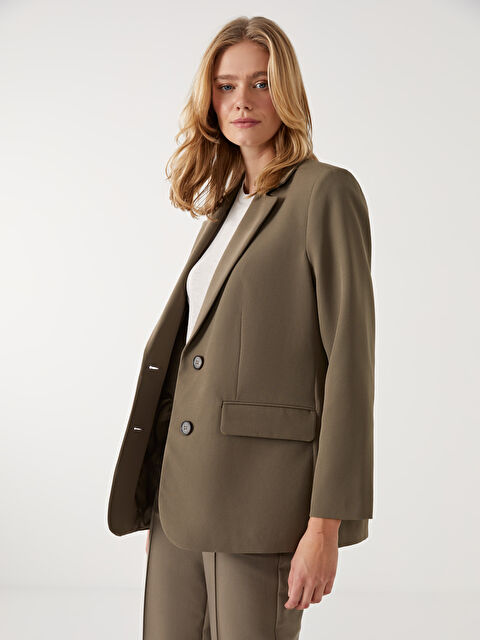 LCW Vision Kadın Blazer Ceket - W4JB19Z8-K0F