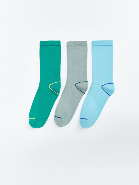 LCW ECO Basic Erkek Çocuk Soket Çorap 3'lü - W4JD00Z4-DXW