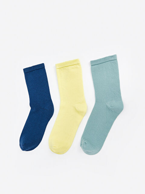 LCW ECO Basic Erkek Çocuk Soket Çorap 3'lü - W4JD51Z4-M0T