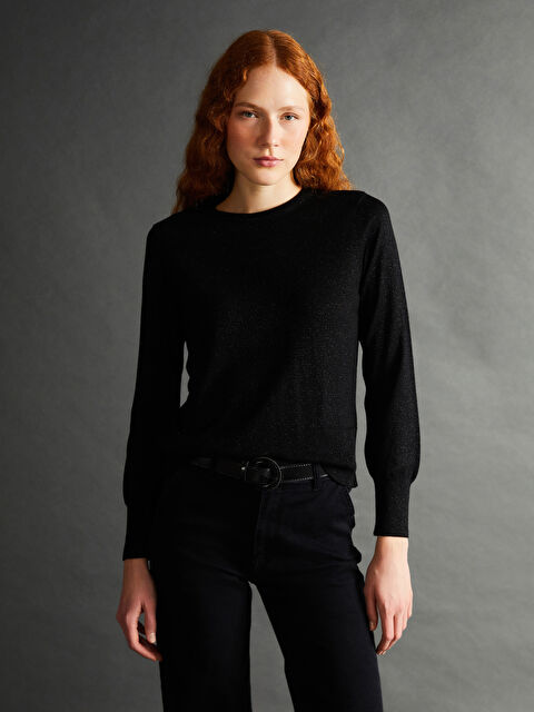 LCW Vision Bisiklet Yaka Kadın Triko Kazak - W4JD86Z8-CVL