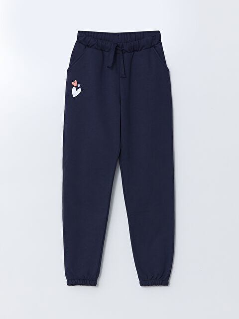 LCW Kids Beli Lastikli Kız Çocuk Jogger Eşofman Altı - W4JE06Z4-HFH