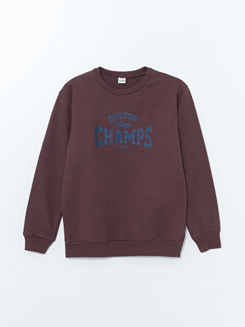 LCW Kids Bisiklet Yaka Erkek Çocuk Sweatshirt - W4JE37Z4-HRF
