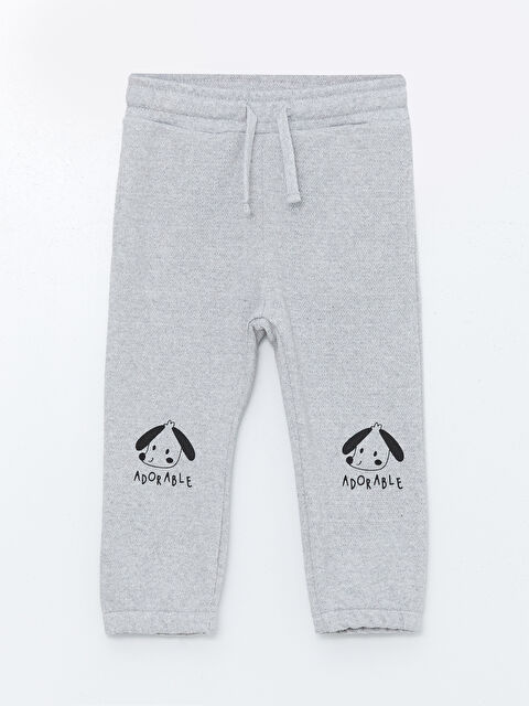 LCW ECO Beli Lastikli Kalın Erkek Bebek Jogger Eşofman Alt - W4JF15Z1-YPD