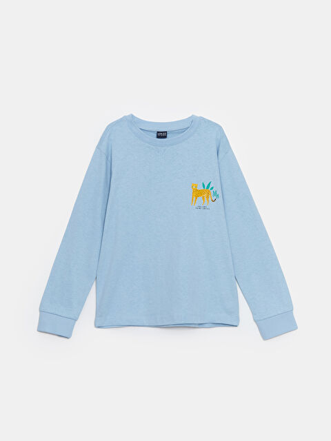 LCW ECO Bisiklet Yaka Erkek Çocuk Tişört - W4JF78Z4-G4M