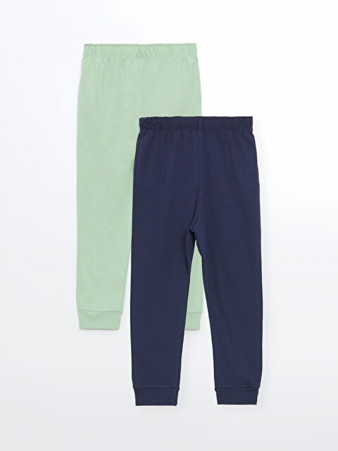 LCW ECO Beli Lastikli Erkek Çocuk Jogger Eşofman Alt 2'li - W4JH02Z1-CRP