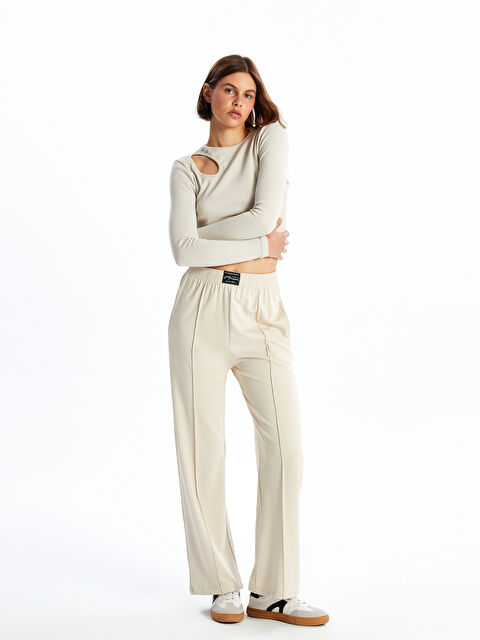 BLAİS Kadın Beli Lastikli Düz Eşofman Altı - W4JH37Z8-CV5