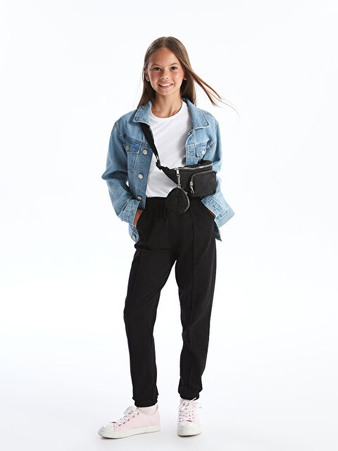 Mışıl Kids Beli Lastikli Kız Çocuk Jogger Eşofman Altı - W4JJ92Z4-HEG