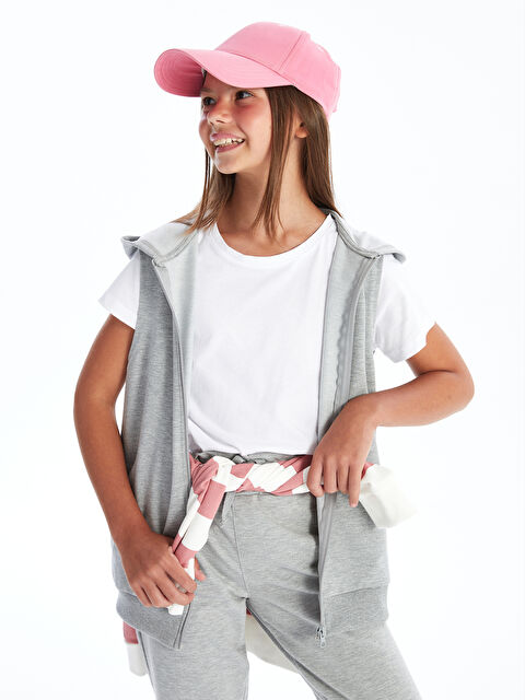 Mışıl Kids Kapüşonlu Basic Kız Çocuk Yelek - W4JK01Z4-DEK