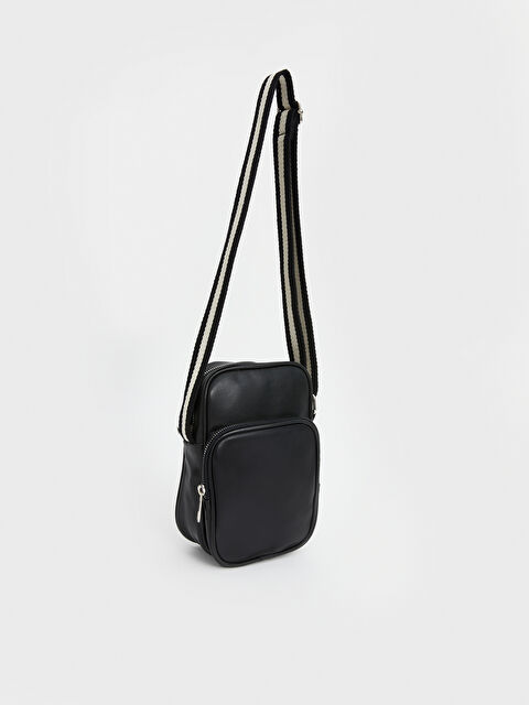 LCW ACCESSORIES Deri Görünümlü Kadın Çapraz Çanta - W4JN17Z8-HUC