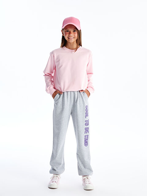 Myhanne Beli Lastikli Baskılı Kız Çocuk Jogger Eşofman Altı - W4JO46Z4-DEK