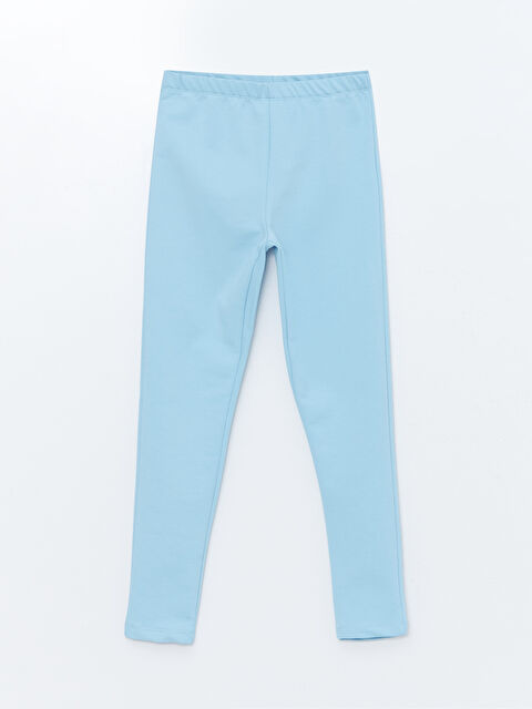 LCW ECO Beli Lastikli Basic Kız Çocuk Tayt - W4JP79Z4-JUL