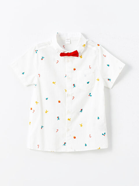 LCW Kids Uzun Kollu Baskılı Erkek Çocuk Gömlek - W4JP96Z1-LU7