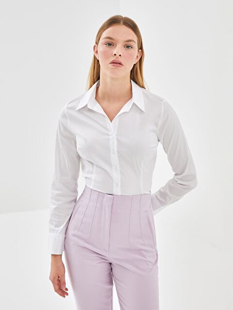 LCW Vision Poplin Kadın Gömlek - W4JQ62Z8-Q6K