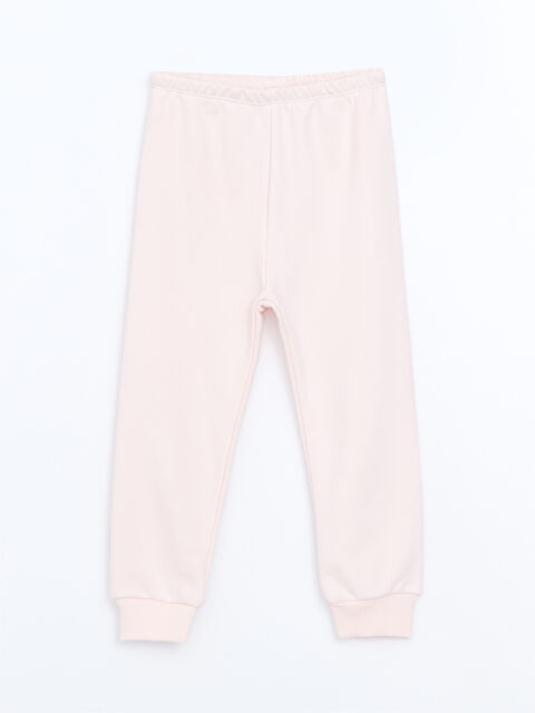 LCW Kids Beli Lastikli Kalın Kız Çocuk Jogger Eşofman Alt - W4JR12Z1-QH9