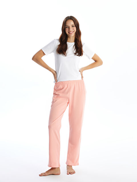 LC WAIKIKI Beli Lastikli Kadın Pijama Altı - W4JR71Z8-YHH