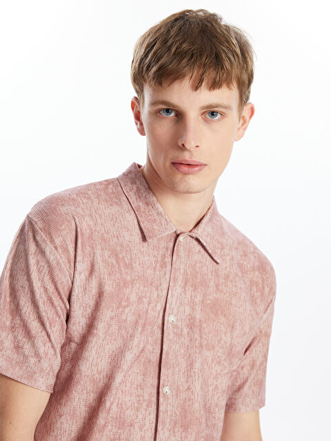 XSIDE Regular Fit Kısa Kollu Erkek Gömlek - W4JS56Z8-D0V