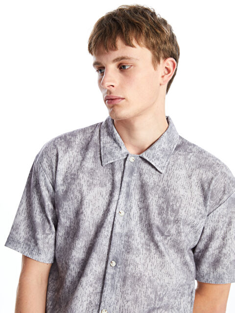 XSIDE Regular Fit Kısa Kollu Erkek Gömlek - W4JS56Z8-FKQ