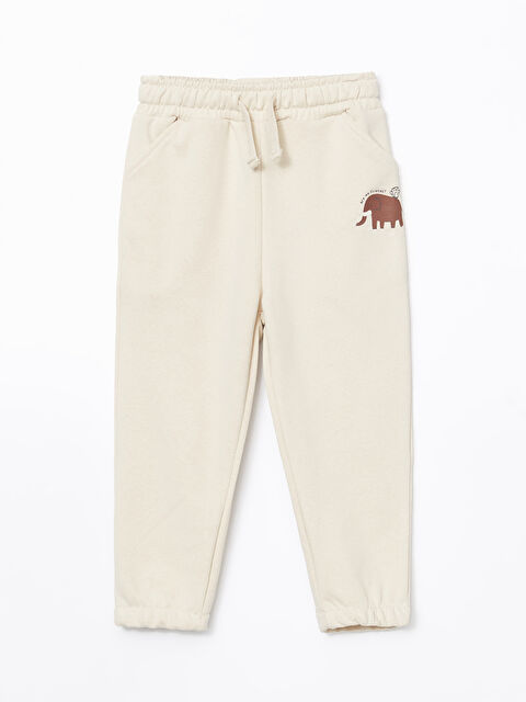 LCW ECO Beli Lastikli Baskılı Erkek Çocuk Eşofman Altı - W4JT23Z1-G8H