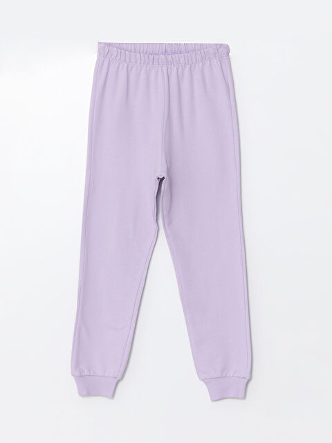 LCW ECO Beli Lastikli Kız Çocuk Jogger Eşofman Altı - W4JV43Z4-G0W