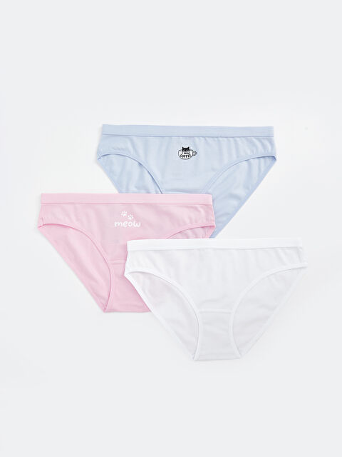 LCW Young Baskılı Bikini Külot 3'lü - W4JY60Z8-G6T