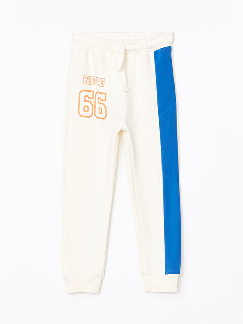 LCW Kids Beli Lastikli Erkek Çocuk Kalın Jogger Eşofman Altı - W4K039Z1-QVK