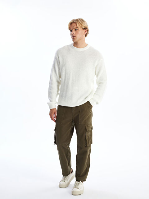 XSIDE Standart Kalıp Gabardin Erkek Kargo Pantolon - W4K251Z8-J2M