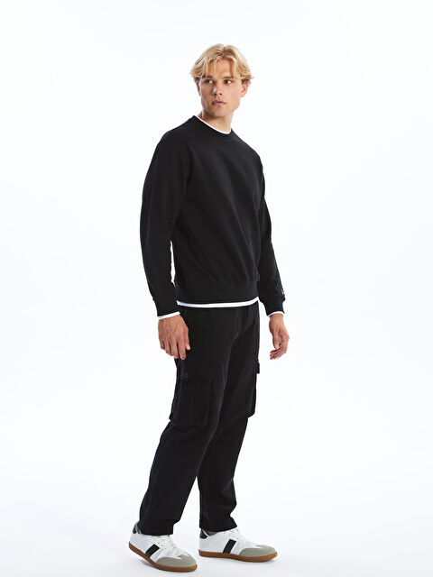 XSIDE Standart Kalıp Gabardin Erkek Kargo Pantolon - W4K251Z8-RQL